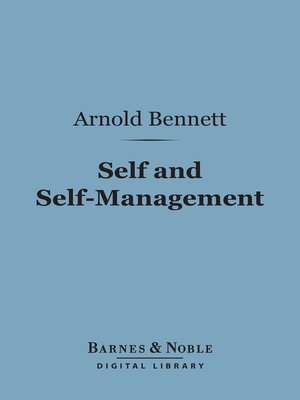 cover image of Self and Self-Management (Barnes & Noble Digital Library)